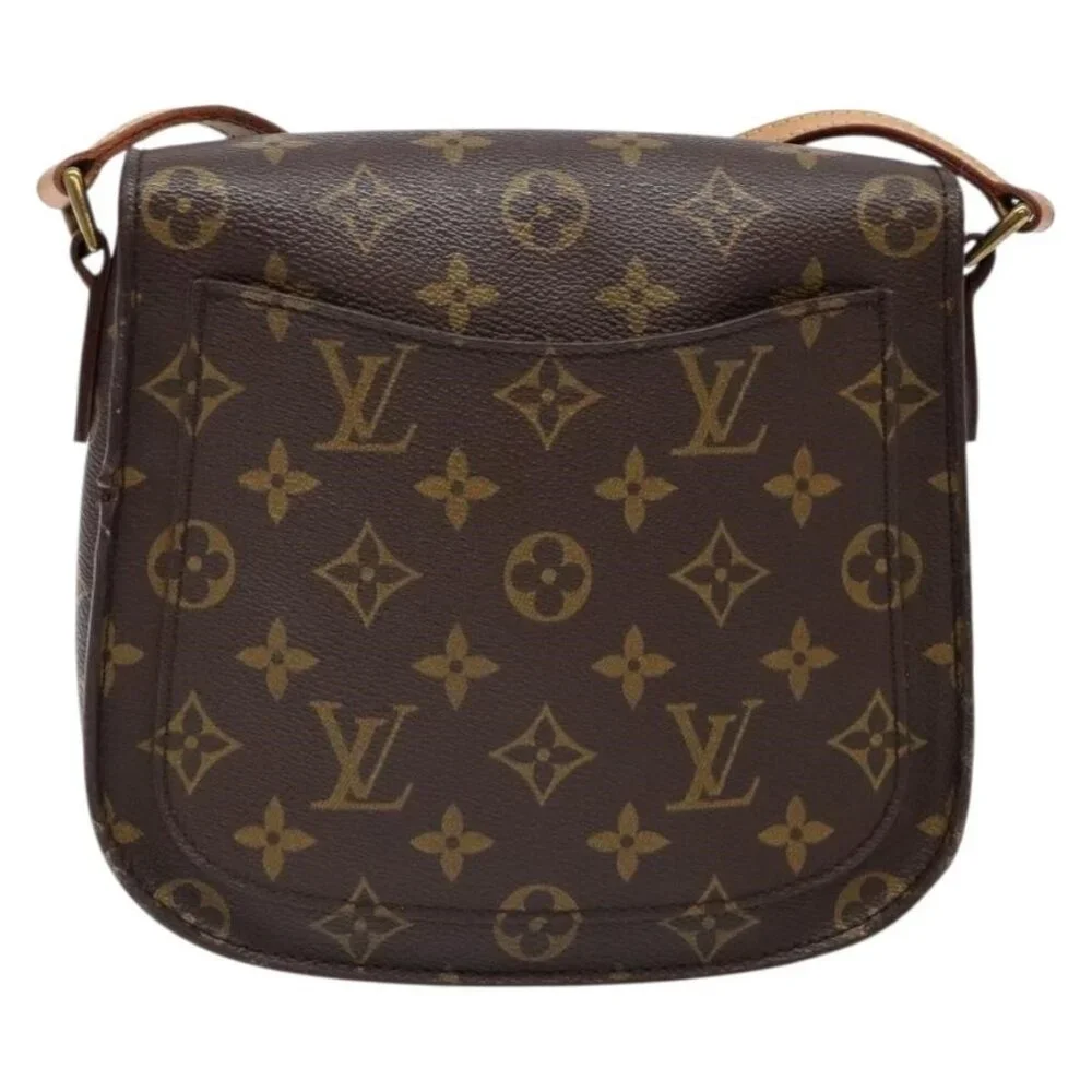Authentic LOUIS VUITTON Monogram Saint Cloud MM Shoulder Bag M51243 LV - Picture 9 of 16